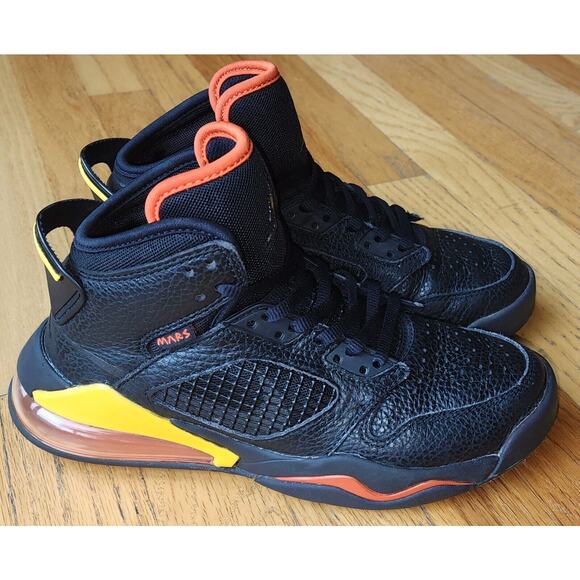 Nike Other - Nike Jordan Mars 270 Kids Shoes Black Orange Yellow BQ6508-009 Size 4.5Y